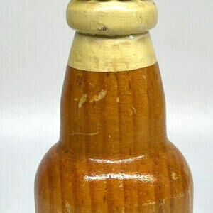 Vintage Wooden Corona Extra Beer Bottle Opener Salt‎ Shaker Combo
